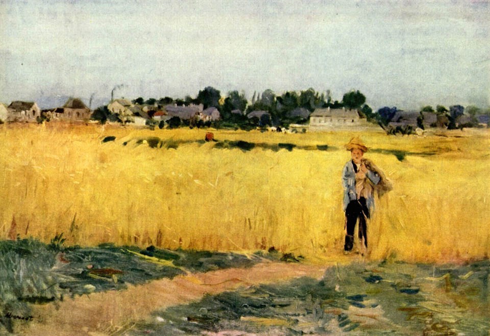 Berthe Morisot Grain field, Musee d'Orsay